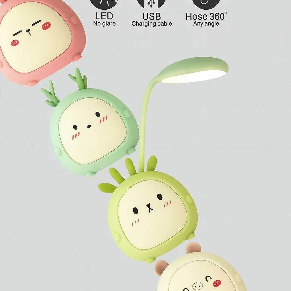 Bunny LED Desk Lamp – Adjustable Neck with USB Charging by WGM